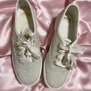 Keds x Kate Spade triple glitter